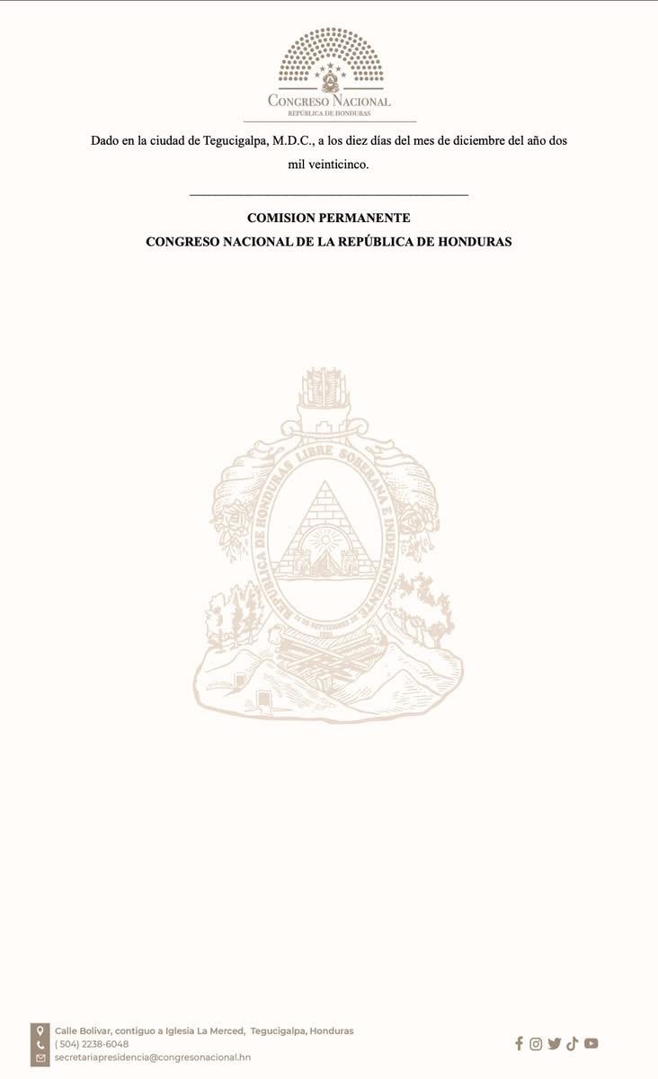 Comunicado Oficial de la Comisión Permanente 